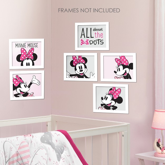 Lambs amp Ivy Disney Baby Minnie Mouse Unframed Nursery child Wall Art