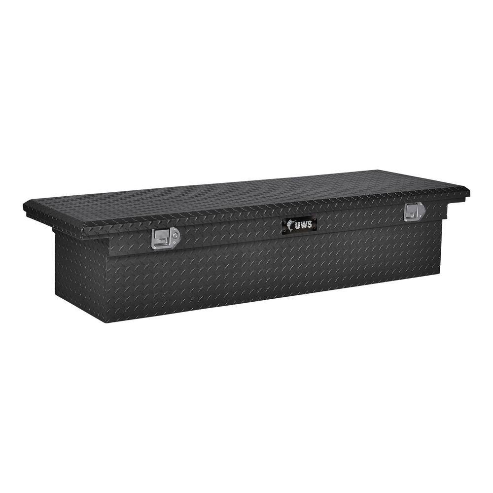 UWS 72 in. Matte Black Aluminum Truck Tool Box with Low Profile (Heavy Packaging) EC10603