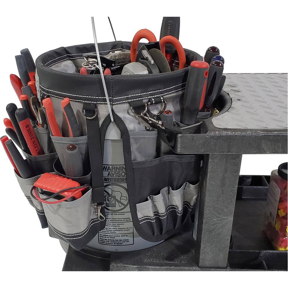 Workshop Solutions LLC Workshop Solutions Tradesman Cart w61 Pocket Tool Organizer - Heavy Duty 5