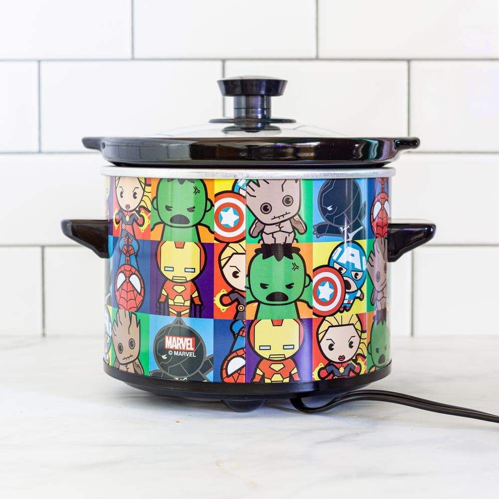 Uncanny Brands 2 qt. Marvel's Avengers Kawaii Multicolor Slow Cooker SC2-MVC-KAW