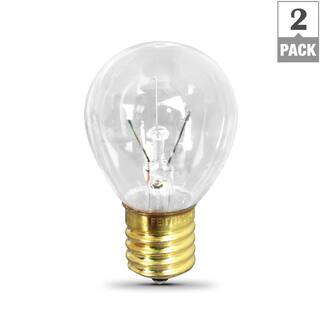 Feit Electric 40-Watt Soft White (2700K) S11 Intermediate E17 Base Dimmable Incandescent Light Bulb (2-Pack) BP40S11N2HDRP