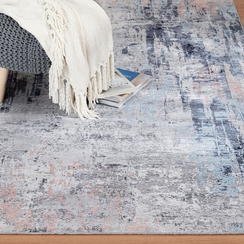 Loomaknoti Prudencia Blue and Gray Rug