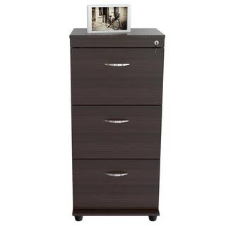 Inval Espresso Wengue Filing Cabinet AR-3X3R