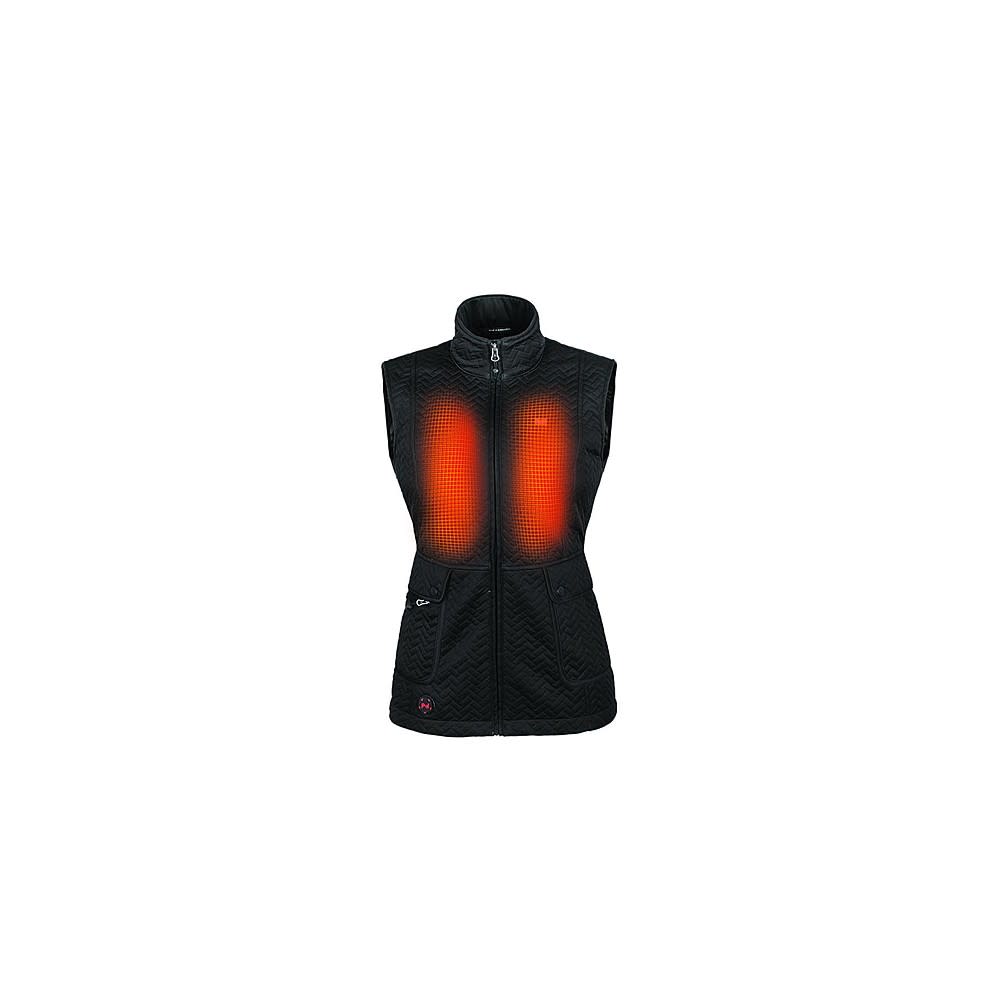 Mobile Warming Cascade Vest Womens Black Small