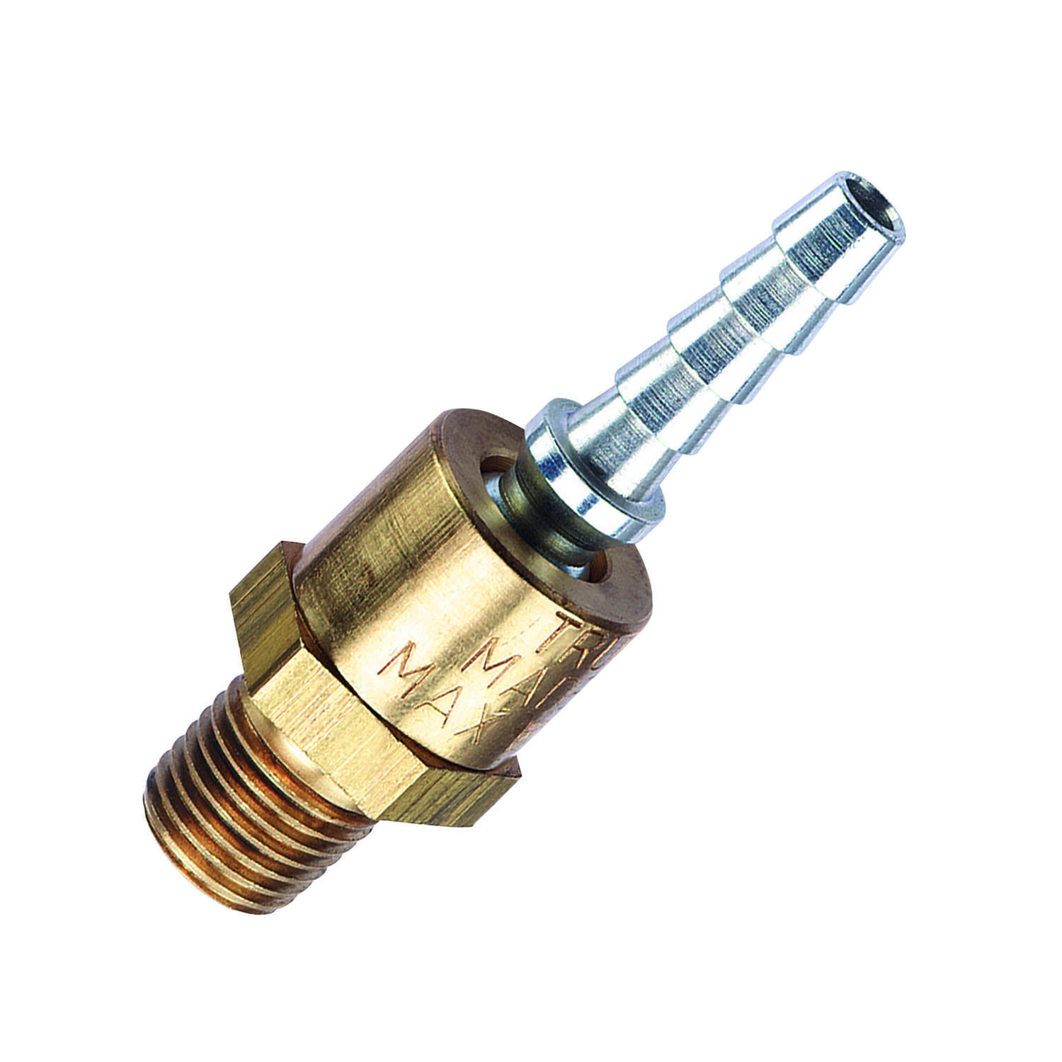 Tru-Flate Brass/Steel Air Line Swivel Fitting 1/4 in. Male 2 pc