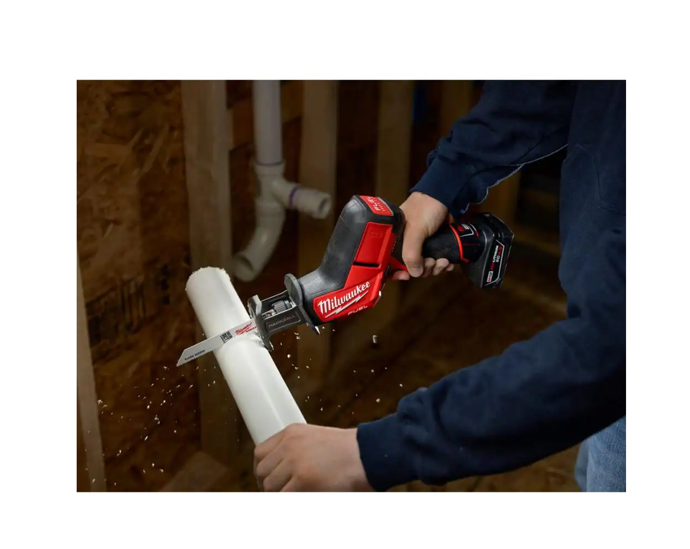 Milwaukee 2520-20 M12 FUEL 12V Lithium-Ion Brushless Cordless HACKZALL Reciprocating Saw (Tool-Only)