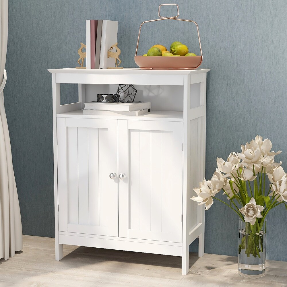 Floor Storage Cabinet  Utility Cupboard Shoe Cabinet