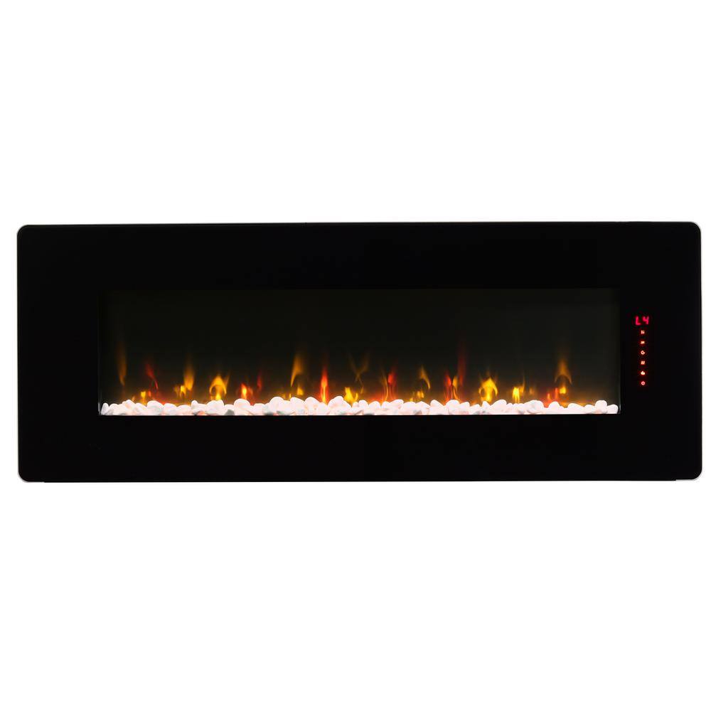 Dimplex Winslow 48 in. Wall-MountTabletop Linear Electric Fireplace in Black SWM4820