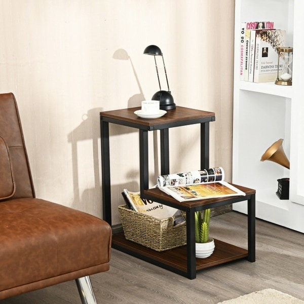 3-Tier Sofa Side Table Night Stand - 24