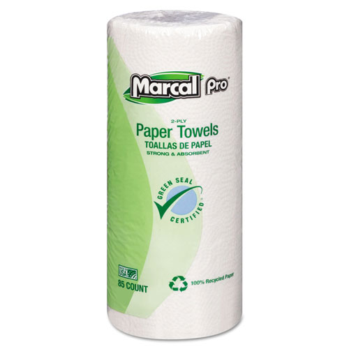 Marcal Perforated Kitchen Towels | White， 2-Ply， 9