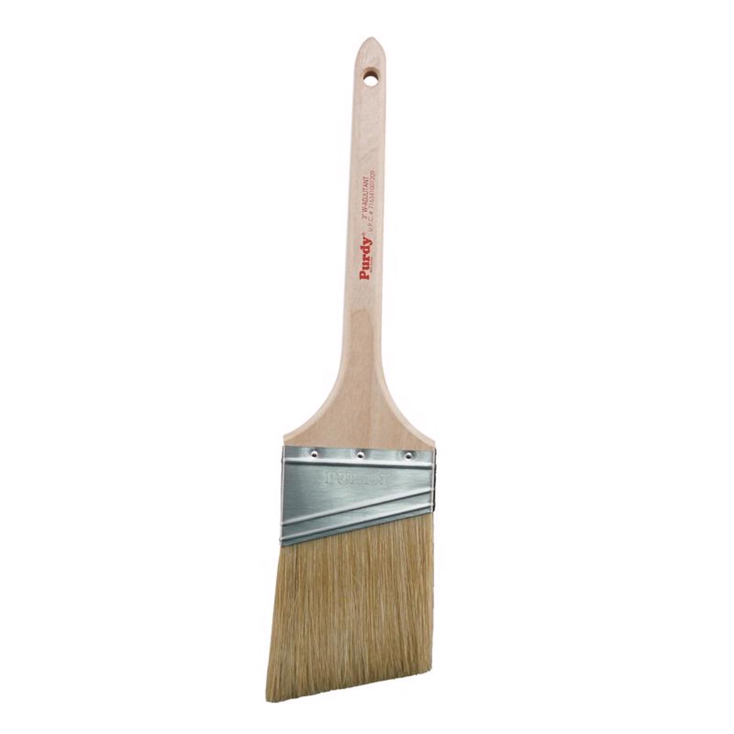 Purdy White Bristle Adjutant 3 in. Soft Angle Trim Paint Brush