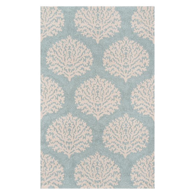 Veranda Clayton Damask Hooked Accent Rug Momeni