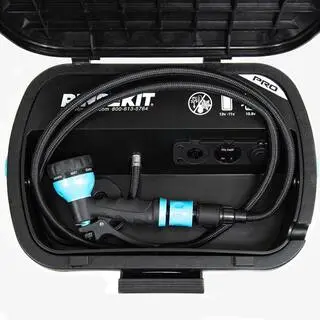 RinseKit 3.5 Gal. Portable Shower plus Touchless Auto Nozzle Bundle RKPROBNDL