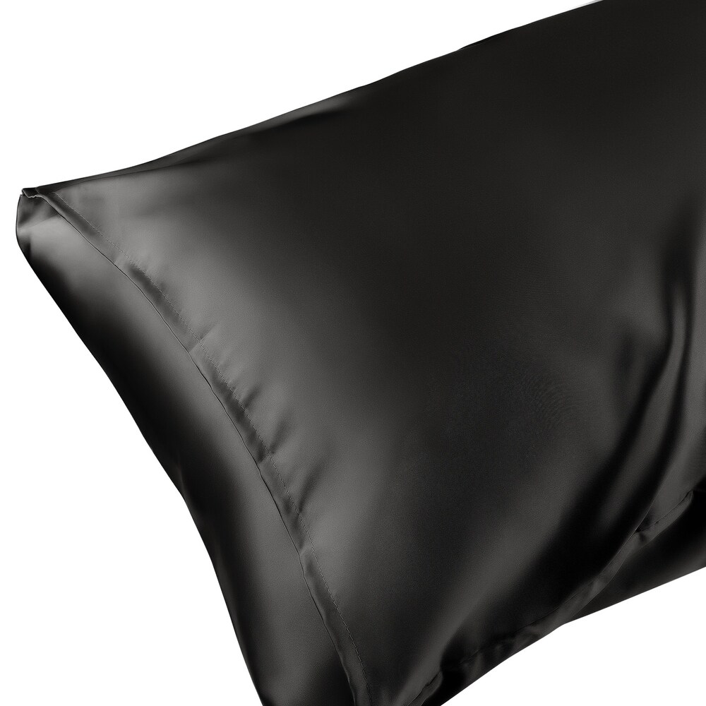 Satin Hair and Skin Breathable Envelope Closure Pillowcase 2 Pcs