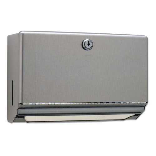 Bobrick Surface-Mounted Paper Towel Dispenser | Stainless Steel， 10 3