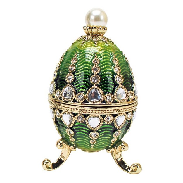 Design Toscano The Bogdana Collection Romanov style Enameled Egg Veronika