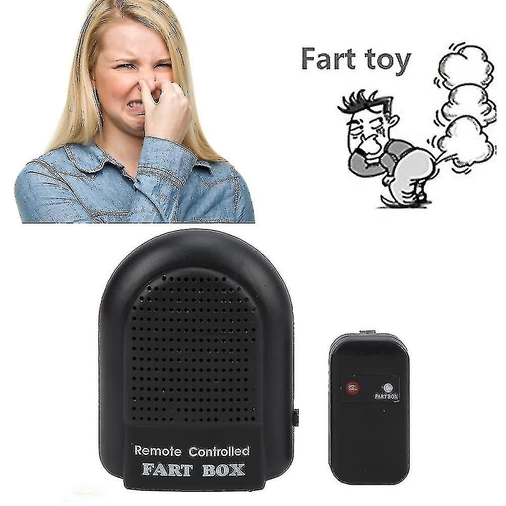 Electronic Remote Control Fart Box， Children Toy Joke Prank Novelties Fart Machine Classic Funny Tri