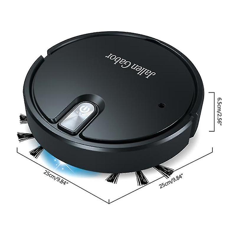 Robot Vacuum Cleaner 5-in-1 Wireless Vacuum Cleaner With Led Atmosphere Lights Quiet Vacuuming Mopping