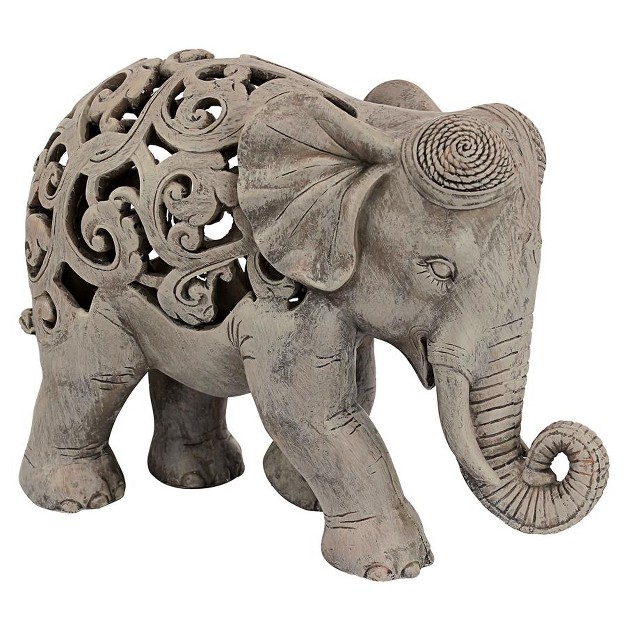 Design Toscano Anjan The Elephant Jali Sculpture