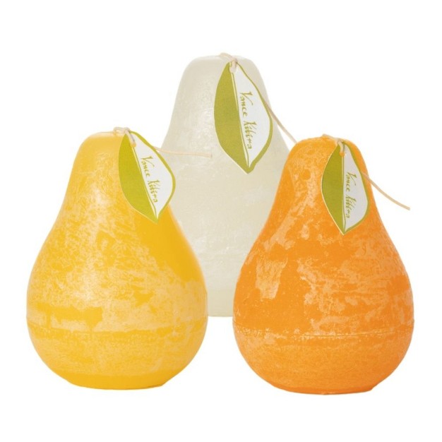 Sunset Pear Candles Kit Set Of 3