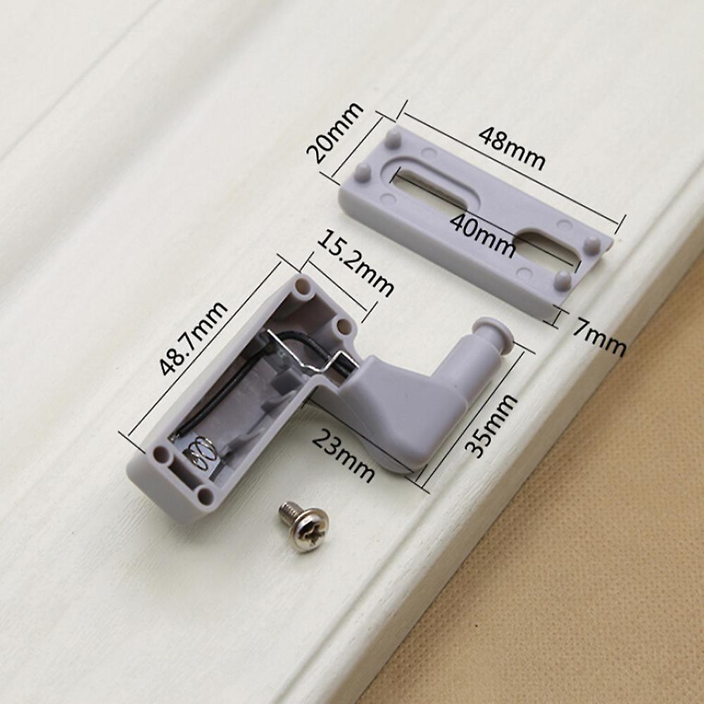 White 1 Universal Cabinet Hinge Led Sensor Light For Kitchen Living Room Bedroom Cupboard Closet Wardrobe Lamp