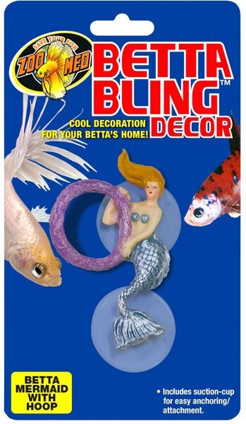 Zoo Med Betta Bling Mermaid with Hoop