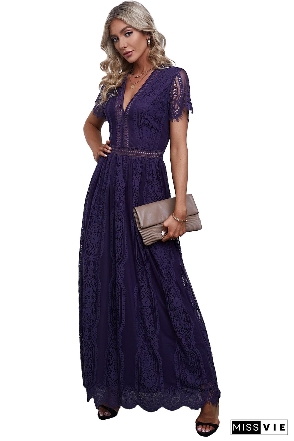 Fill Your Heart Lace Maxi Dress