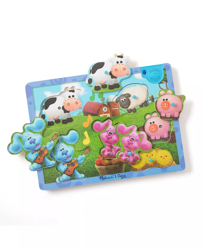 Melissa and Doug Blues Clues You Musical Farm Sound Puzzle  Set of 6