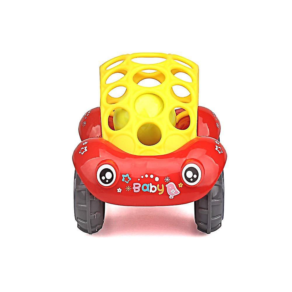 Rattle and Roll Car Soft Car Toys Toddler Baby Sensory Fidget Toy Kids Boy Girl Toys Vehicles Gift