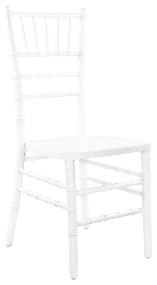 Flash Furniture Advantage Wood Chiavari Chair In Black   Contemporary   Dining Chairs   by Pot Racks Plus  Houzz