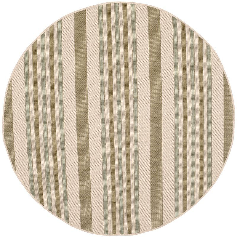 Safavieh Courtyard Ribbon Stripe Indoor Outdoor Rug