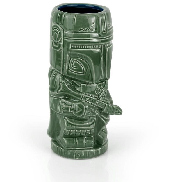 Beeline Creative Geeki Tikis Star Wars The Mandalorian Mando Mug Ceramic Tiki Cup 20 Ounces