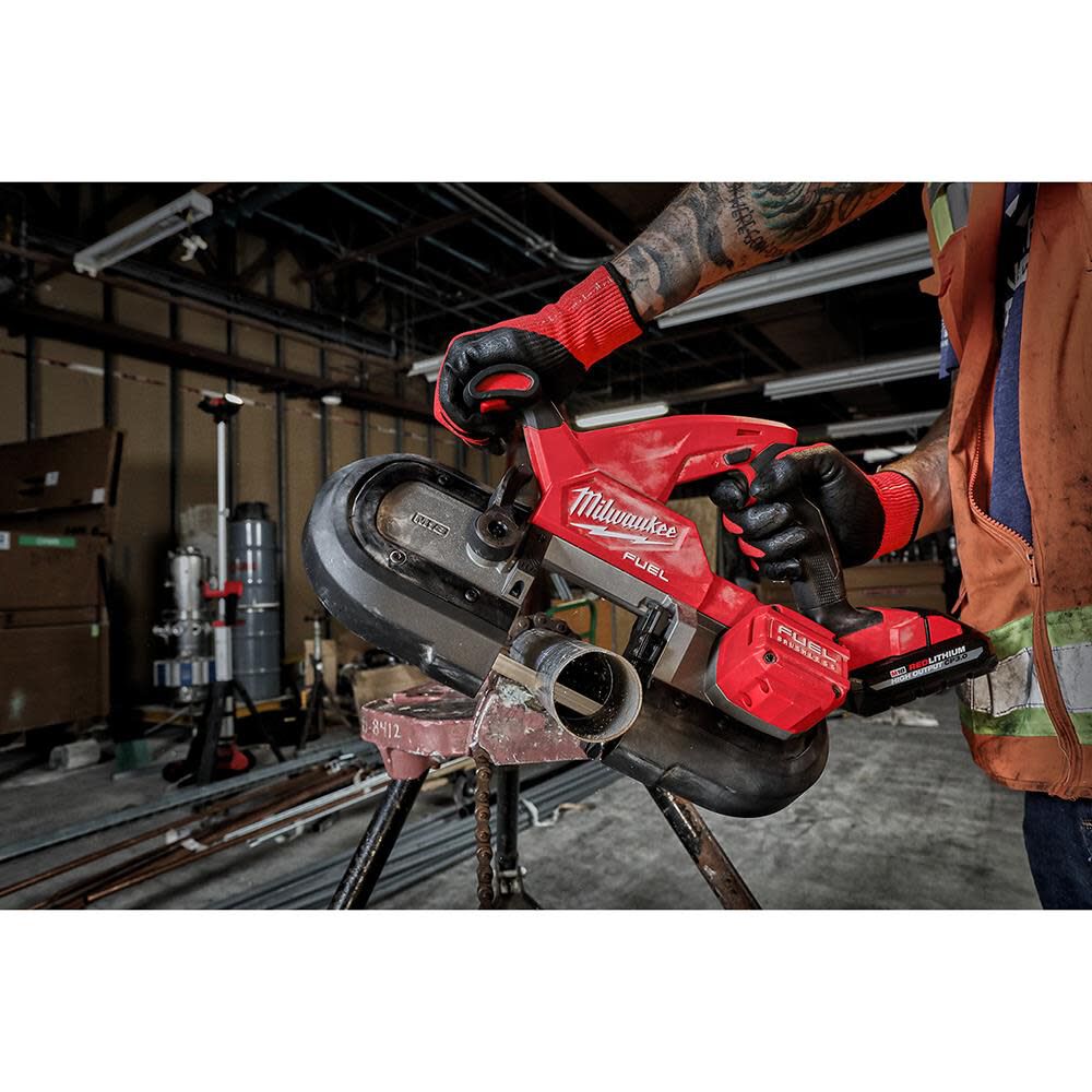 Milwaukee M18 FUEL Compact Dual-Trigger Band Saw Bare Tool 2829S-20 from Milwaukee