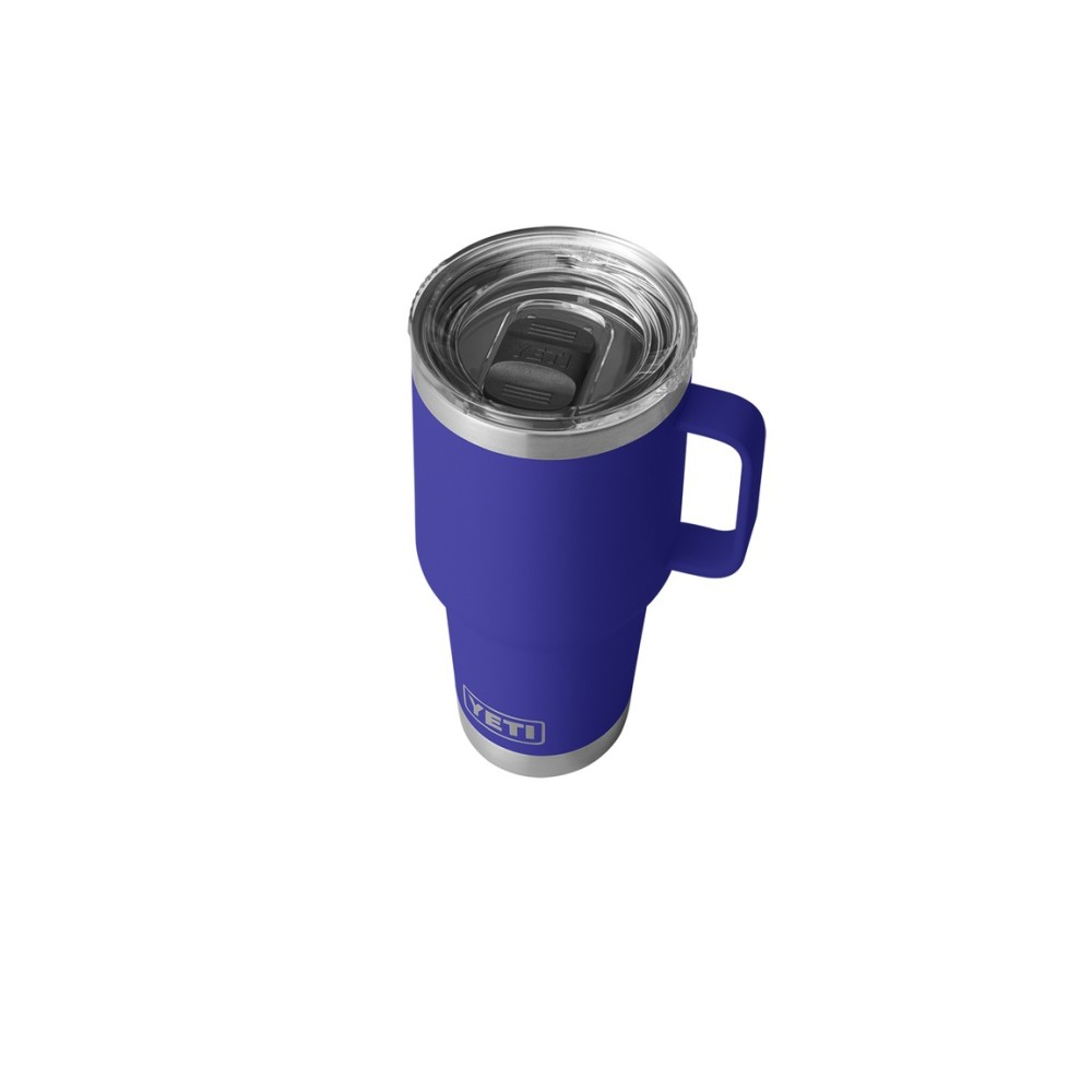 Yeti Rambler 30oz Travel Mug with Stronghold Lid Offshore Blue