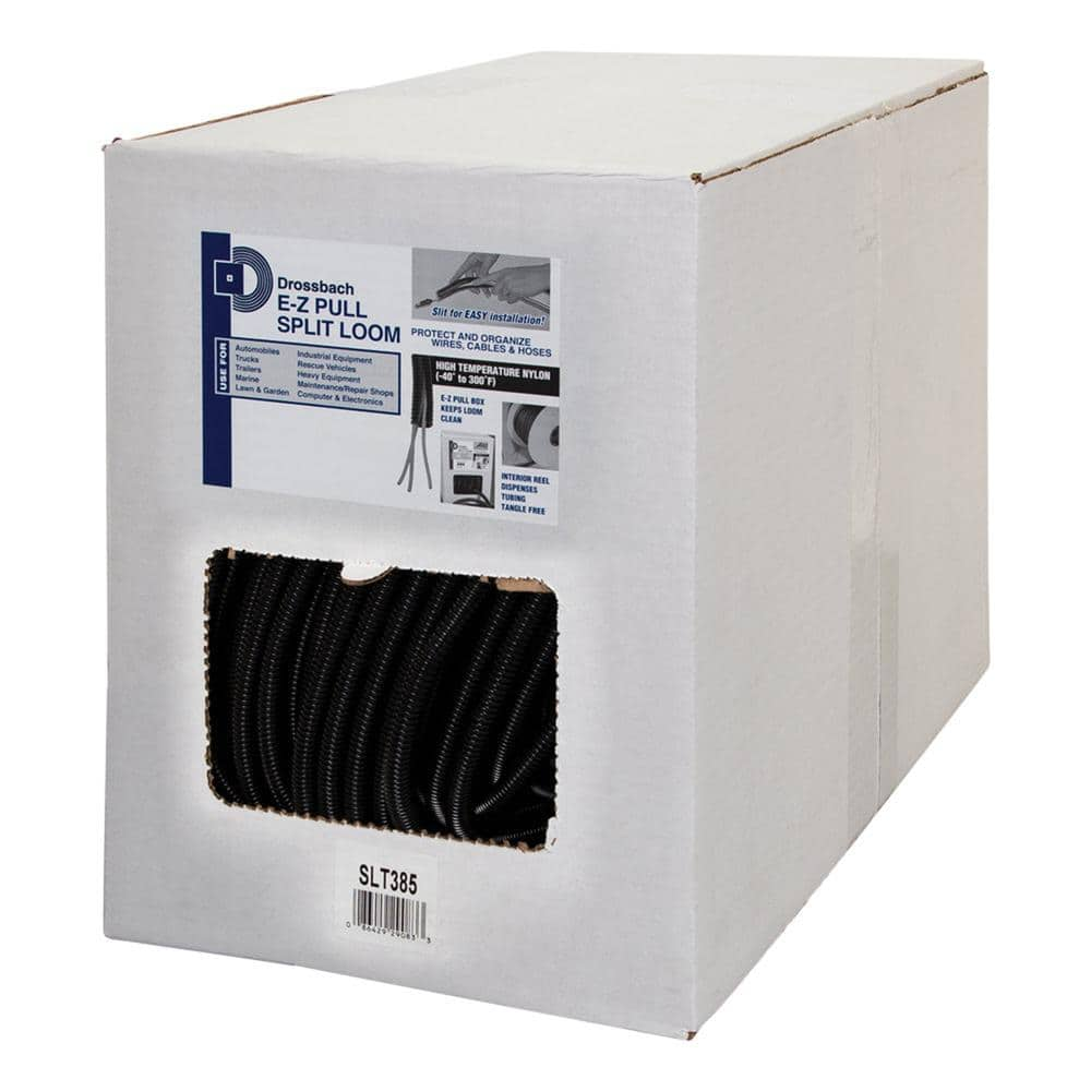 Install Bay 100 ft. Coil (3/8 in. Dia) Split Loom Tubing SLT38