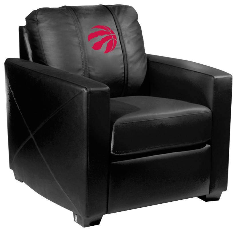 Toronto Raptors Red Stationary Club Chair Commercial Grade Fabric   Contemporary   Armchairs And Accent Chairs   by DreamSeats LLC  Houzz