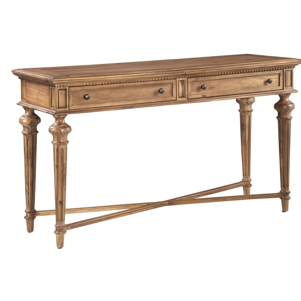 Hekman Furniture Wellington Hall Brown Wood Sofa Table