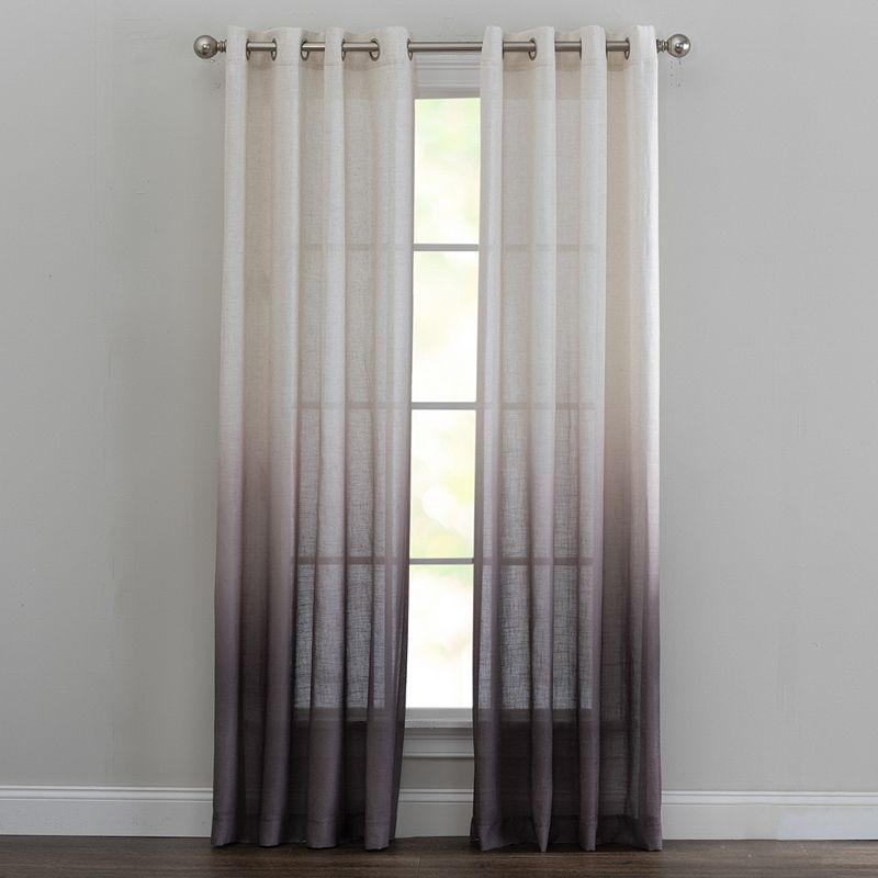 NATCO Harwich Mid Printed Shibori Window Curtain Panel