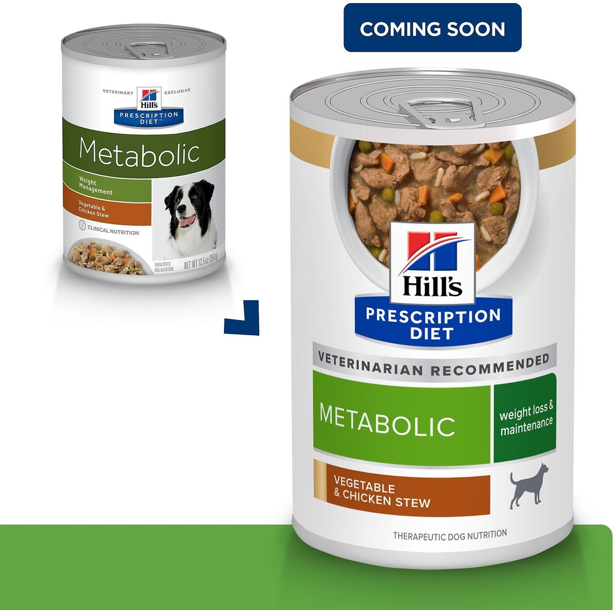 Hill's Prescription Diet Metabolic Weight Management Vegetable and Chicken Stew Canned Dog Food