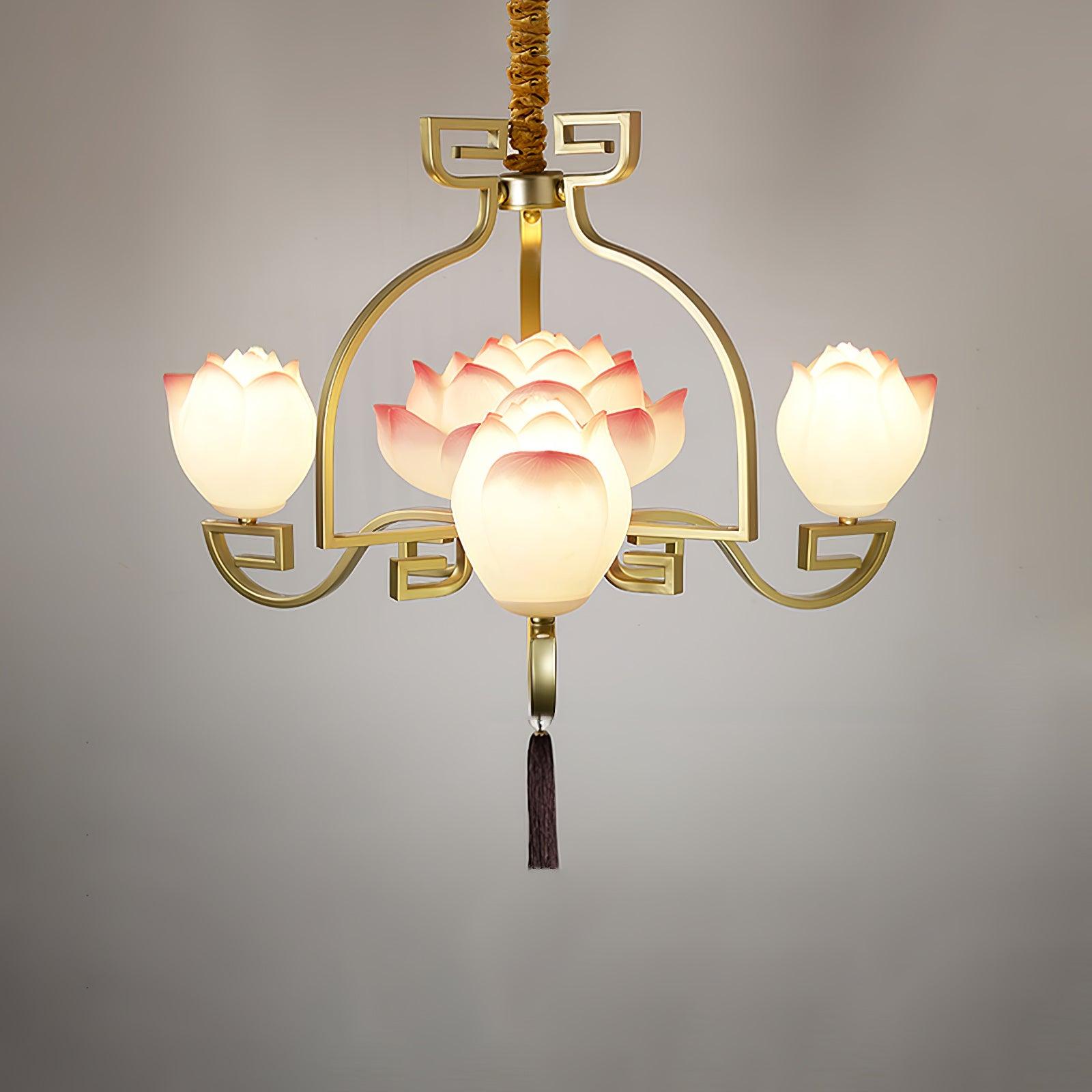 Lotus Bloom Chandelier