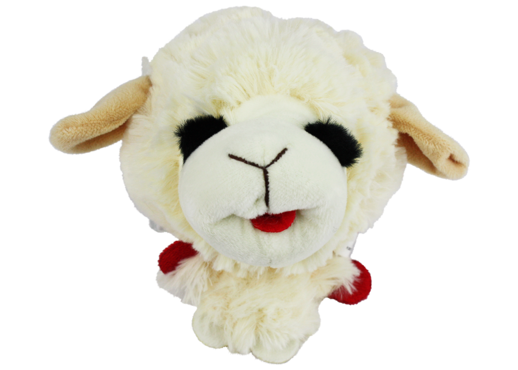 multipet 5 Lamb Chop® Knobby Noggin Dog Toy