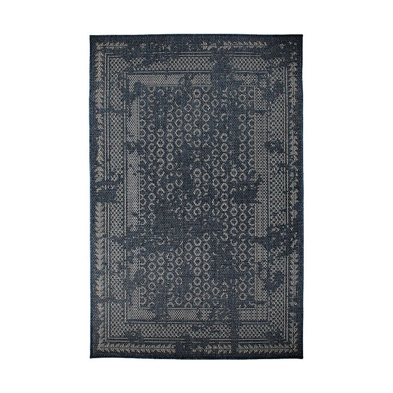 World Rug Gallery Bohemian Border Indoor Outdoor Area Rug