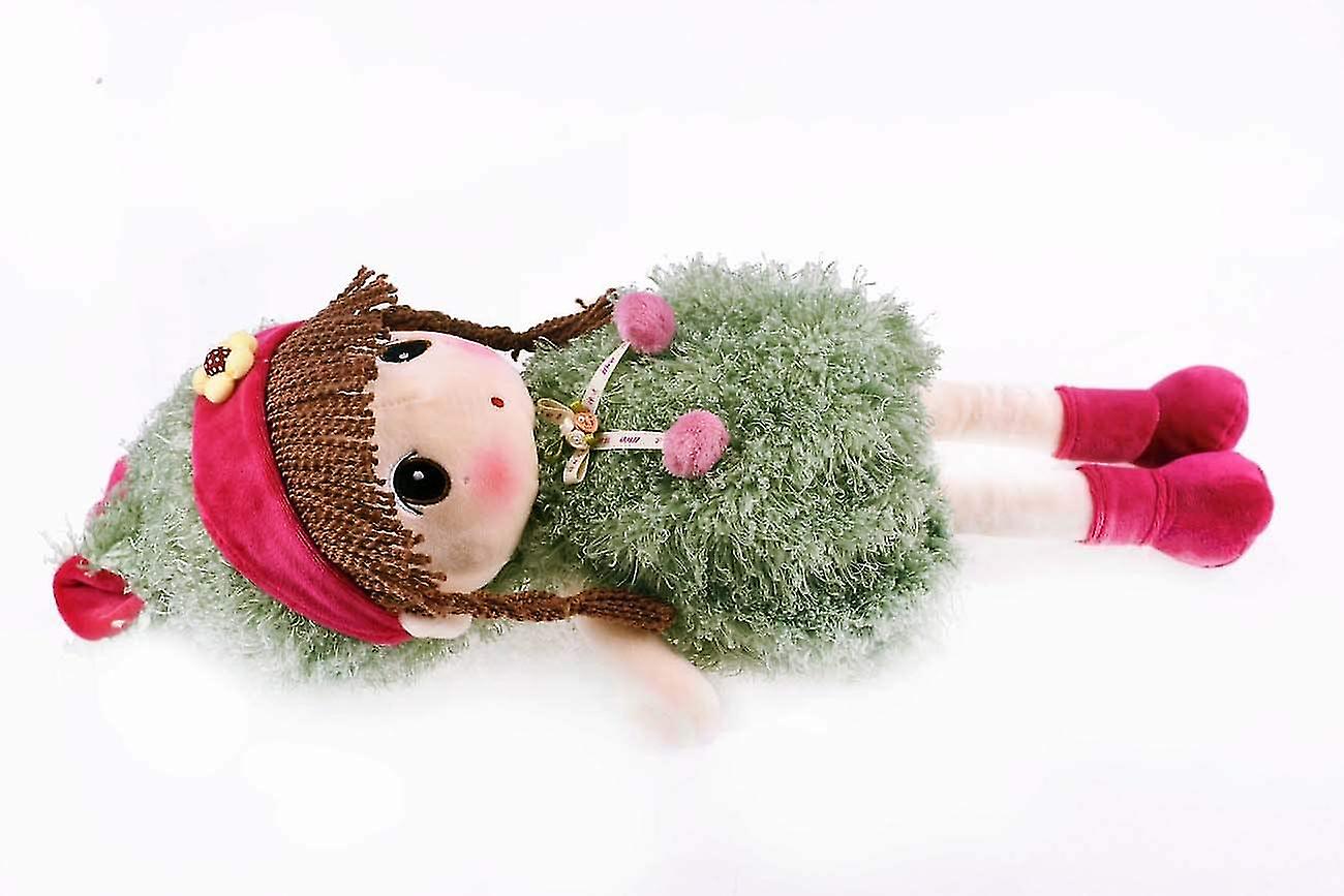 Kawaii 15.7 Inch Stuffed Plush Girl Toy Doll . Good Gift For Kids Baby Lover.(green)