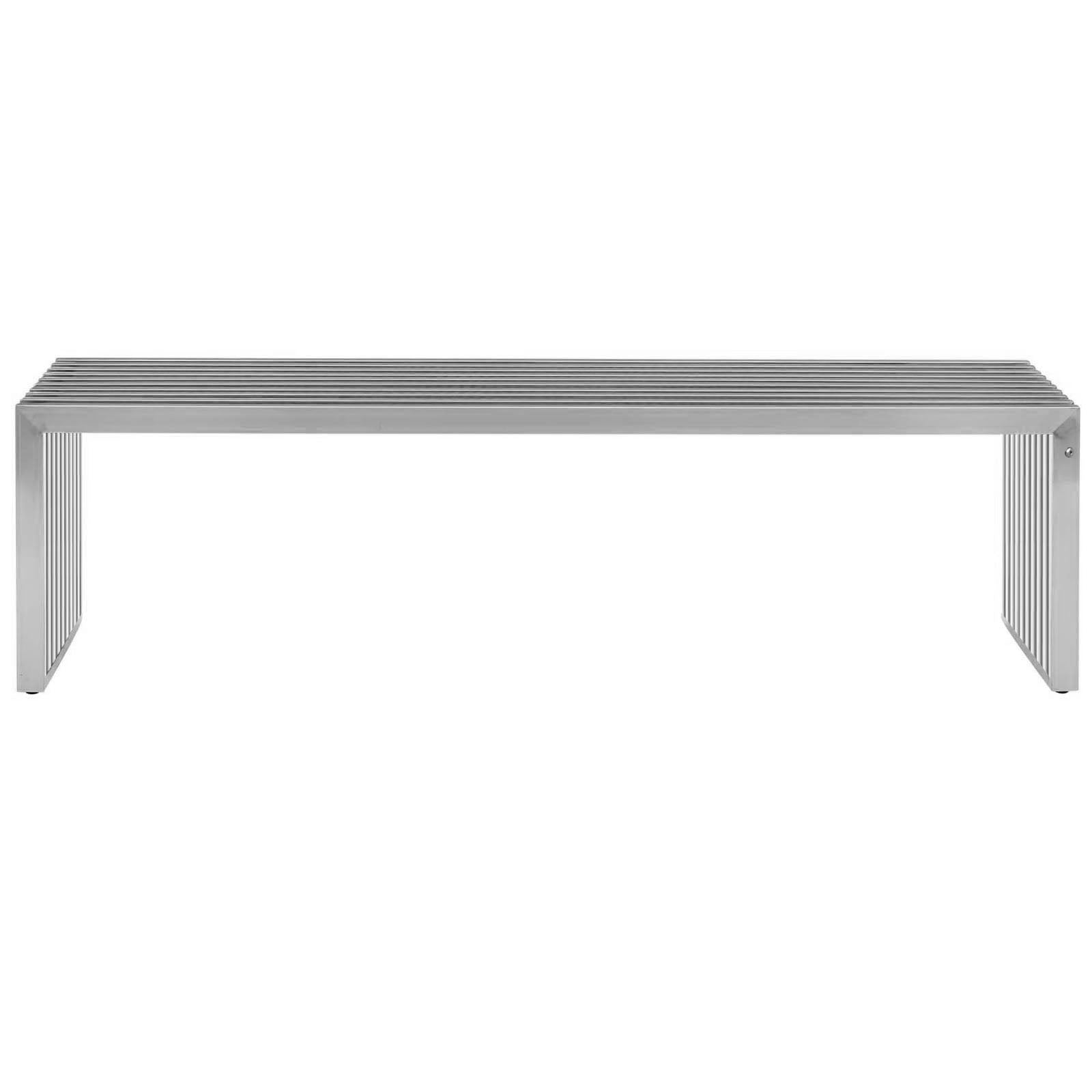 Mid Century Stainless Bench Psh-48-C