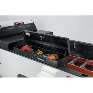 Husky 46.8 in. Matte Black Aluminum Lo-Side Side Mount Truck Tool Box 102300-53-01