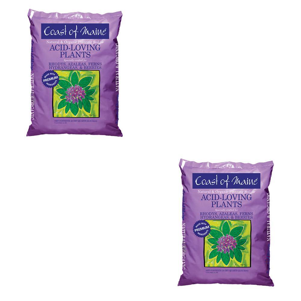 Coast of Maine 20 qt. Organic Natural Potting Soil for Acid Loving Plants (2-Pack) 2 x 1cbRFS20QT