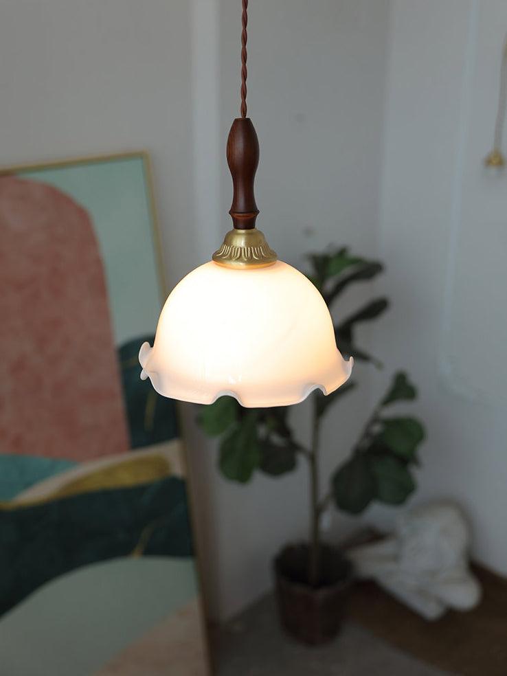 Milky Flower Pendant Light