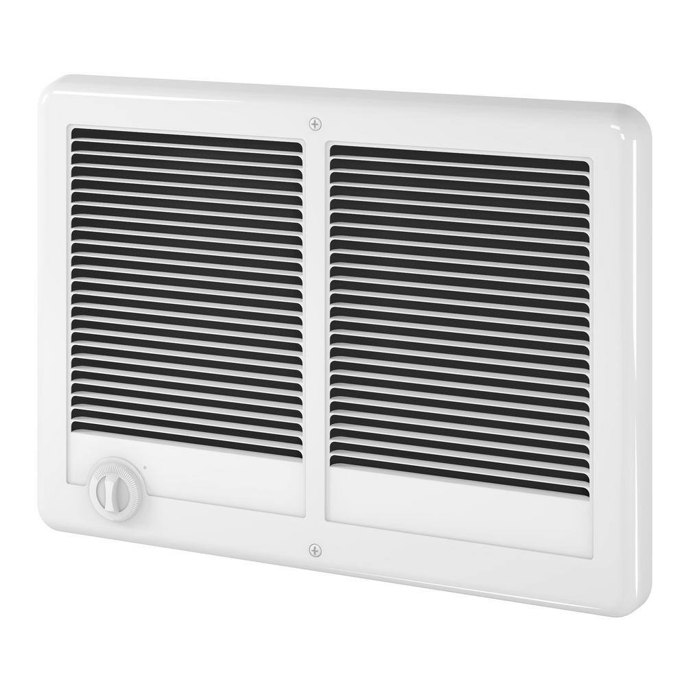 Cadet 240208-volt 40003000-watt Com-Pak Twin In-wall Fan-forced Electric Heater in White with Thermostat CSTC402TW