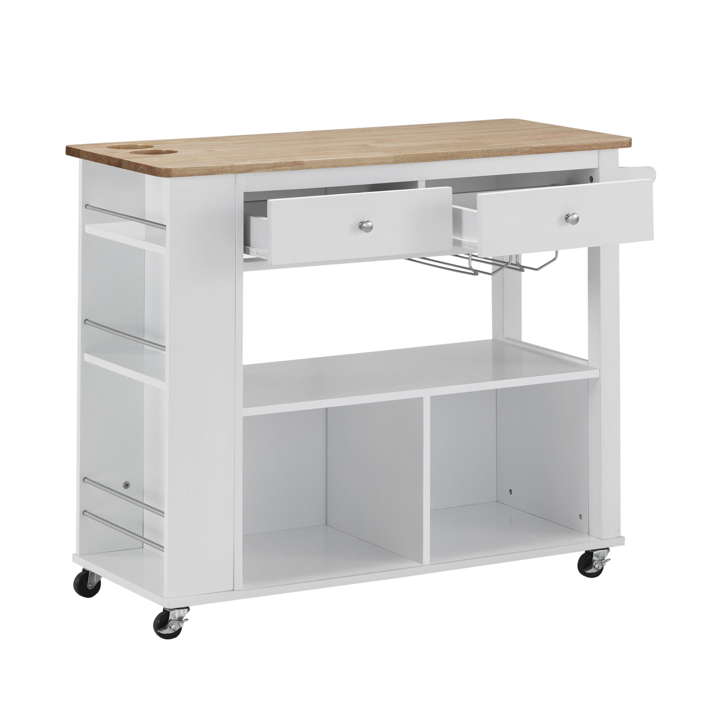 Julien Kitchen Cart with Wheels