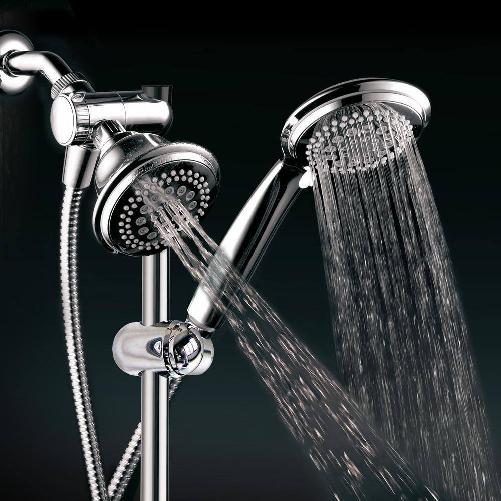 Dream Spa 36-spray 4 in. Dual Shower Head and Handheld Shower Head with Body spray in Chrome 1456